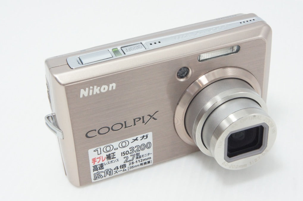 美品 Nikon ニコン COOLPIX S600 コンパクトデジタルカメラ ピンクゴールド 260703i