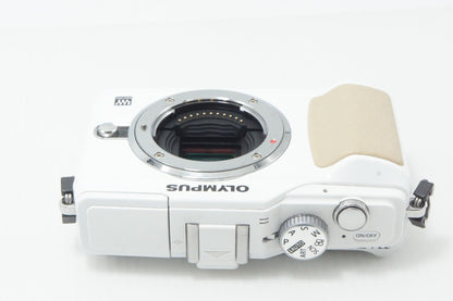 OLYMPUS オリンパス PEN Lite E-PL2 ボディ ミラーレス一眼カメラ ホワイト 260703j
