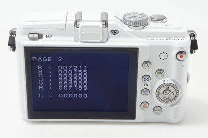OLYMPUS オリンパス PEN Lite E-PL2 ボディ ミラーレス一眼カメラ ホワイト 260703j