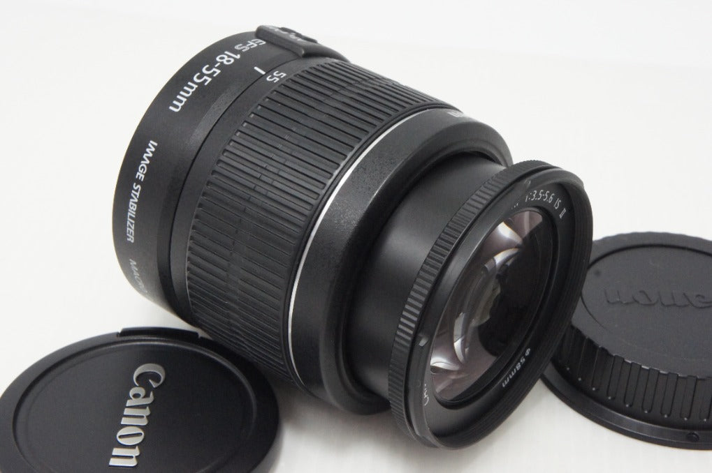 美品 Canon キヤノン EF-S 18-55mm F3.5-5.6 IS II APS-C ズームレンズ 260703m