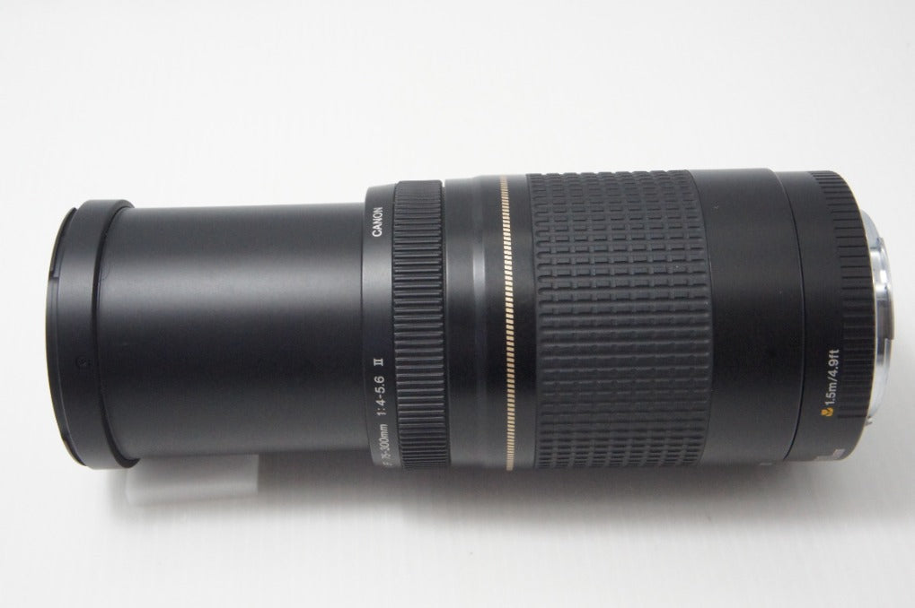 Canon キヤノン EF 75-300mm F4-5.6 II USM フルサイズ ズームレンズ 260703q