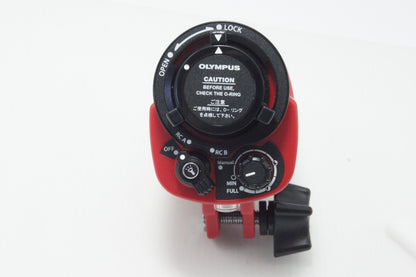 OLYMPUS オリンパス ELECTRONIC FLASH UFL-3 RC WP IPX8 水中ストロボ ショートアーム PTSA-03付 260703x