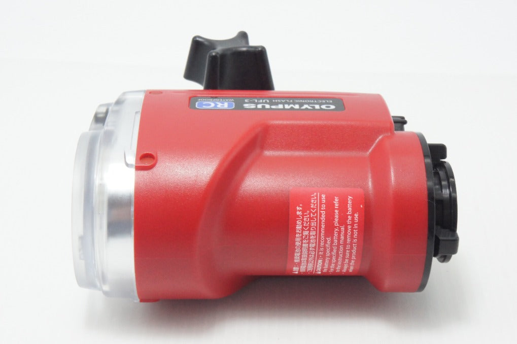 OLYMPUS オリンパス ELECTRONIC FLASH UFL-3 RC WP IPX8 水中ストロボ ショートアーム PTSA-03付 260703x