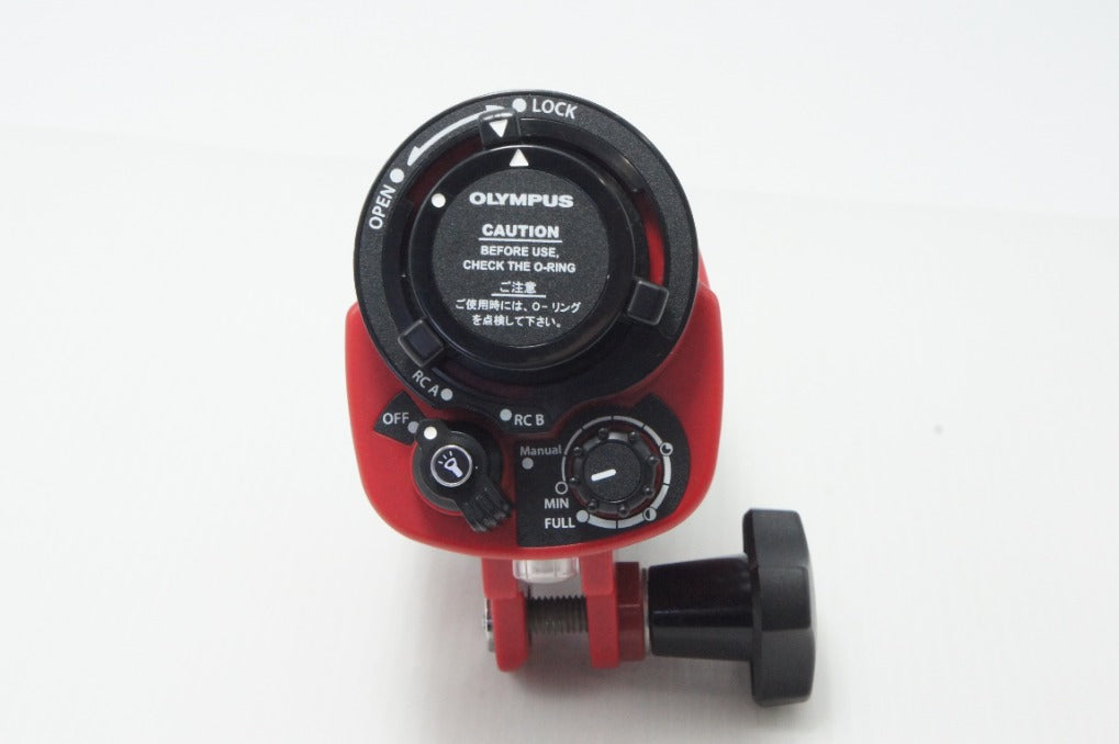 OLYMPUS オリンパス ELECTRONIC FLASH UFL-3 RC WP IPX8 水中ストロボ ショートアーム PTSA-03付 260703xa