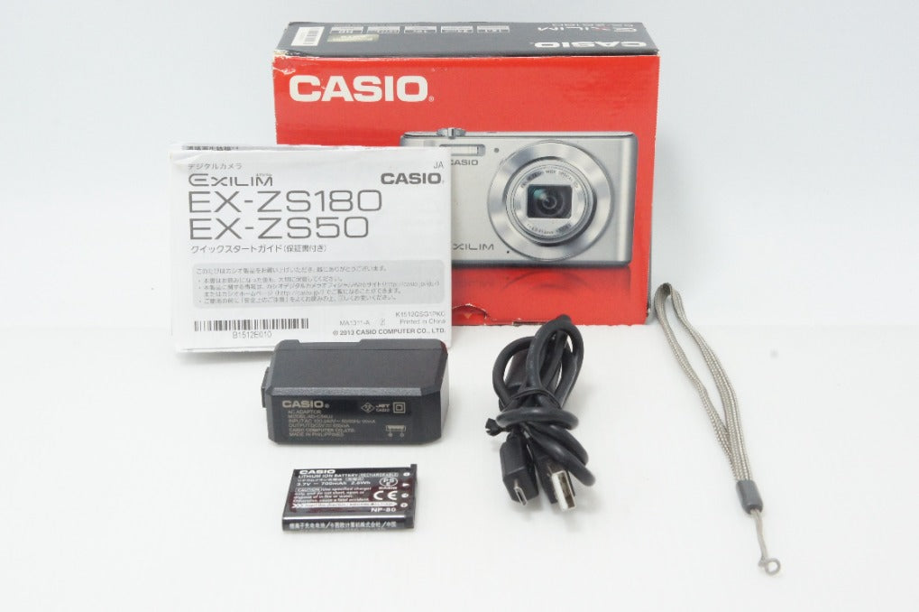 美品 CASIO カシオ EXILIM EX-ZS180 コンパクトデジタルカメラ