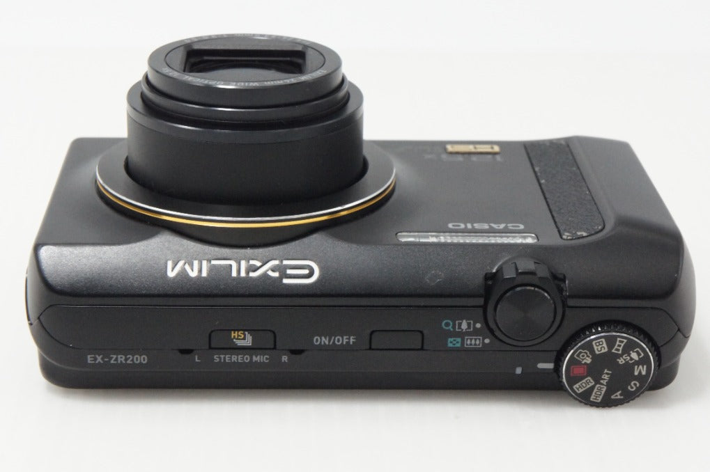 訳あり品 CASIO カシオ HIGH SPEED EXILIM EX-ZR200 コンパクトデジタルカメラ ブラック 元箱付 260706ab【アルプスカメラ】