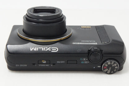 訳あり品 CASIO カシオ HIGH SPEED EXILIM EX-ZR200 コンパクトデジタルカメラ ブラック 元箱付 260706ab【アルプスカメラ】