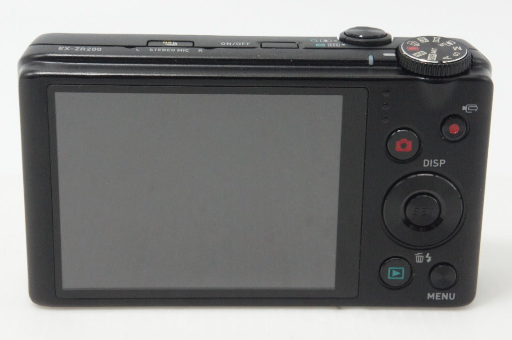 訳あり品 CASIO カシオ HIGH SPEED EXILIM EX-ZR200 コンパクトデジタルカメラ ブラック 元箱付 260706ab【アルプスカメラ】