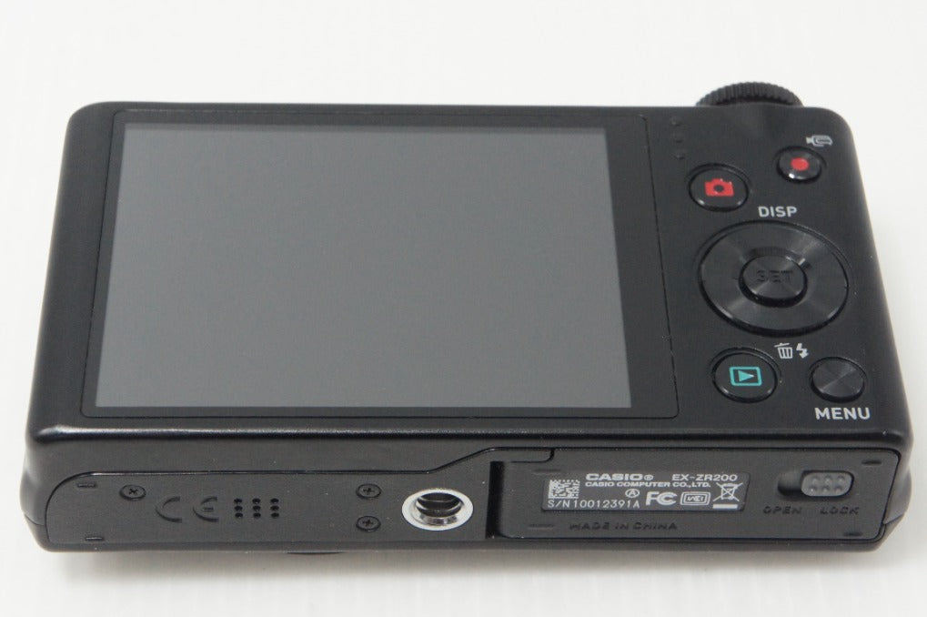 訳あり品 CASIO カシオ HIGH SPEED EXILIM EX-ZR200 コンパクトデジタルカメラ ブラック 元箱付 260706ab【アルプスカメラ】