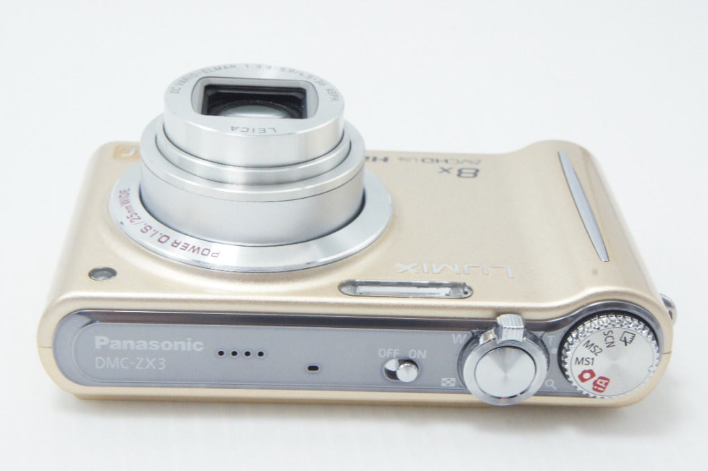 Panasonic パナソニック LUMIX DMC-ZX3 コンパクトデジタルカメラ ゴールド 260706ag