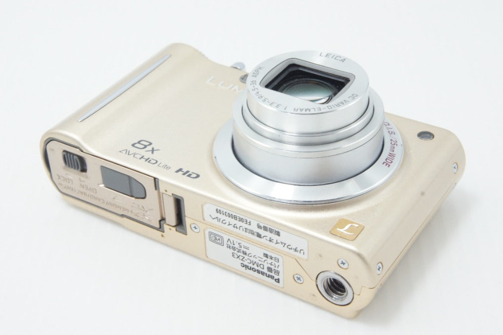 Panasonic パナソニック LUMIX DMC-ZX3 コンパクトデジタルカメラ ゴールド 260706ag
