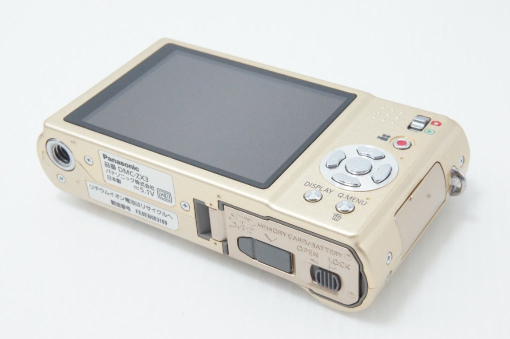 Panasonic パナソニック LUMIX DMC-ZX3 コンパクトデジタルカメラ ゴールド 260706ag