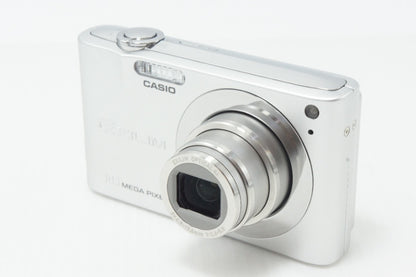 美品 CASIO カシオ EXILIM EX-Z100 コンパクトデジタルカメラ シルバー 元箱付 260706ai