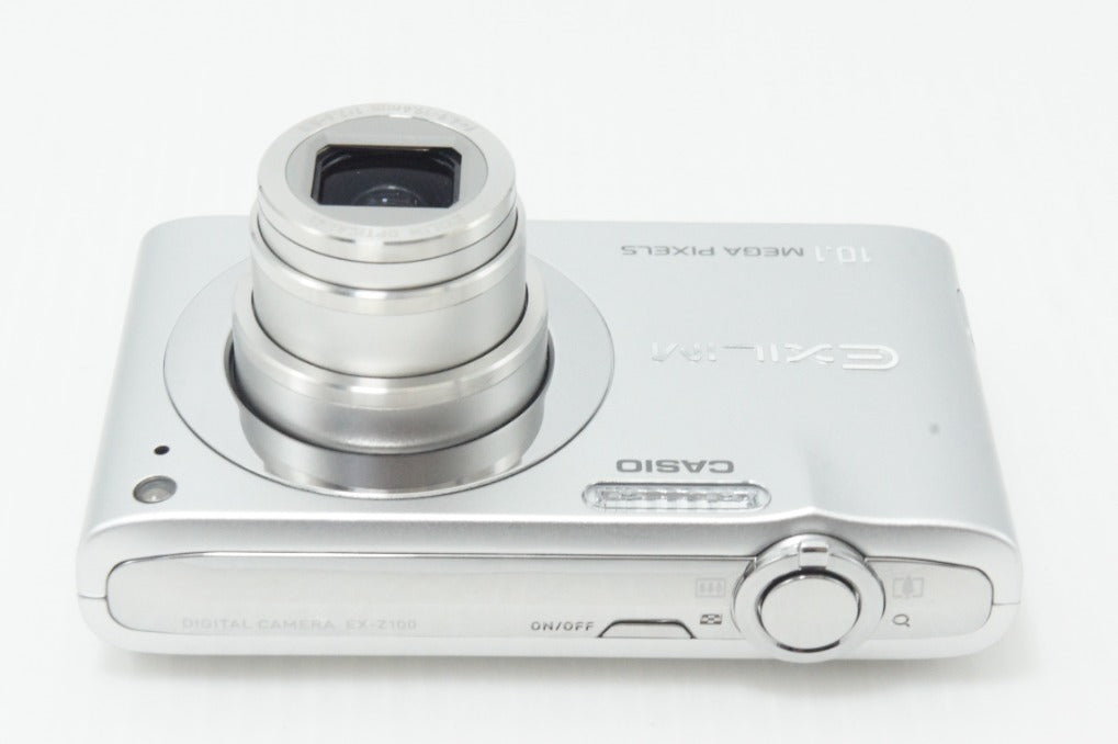 美品 CASIO カシオ EXILIM EX-Z100 コンパクトデジタルカメラ シルバー 元箱付 260706ai