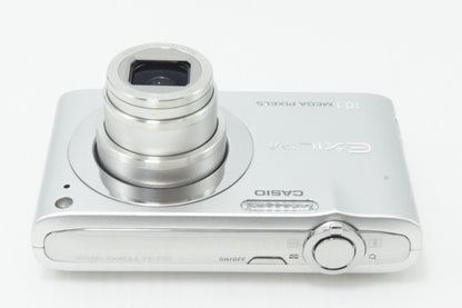 美品 CASIO カシオ EXILIM EX-Z100 コンパクトデジタルカメラ シルバー 元箱付 260706ai
