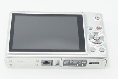 美品 CASIO カシオ EXILIM EX-Z100 コンパクトデジタルカメラ シルバー 元箱付 260706ai
