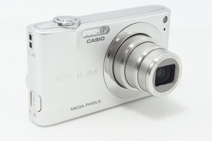 美品 CASIO カシオ EXILIM EX-Z100 コンパクトデジタルカメラ シルバー 元箱付 260706ai