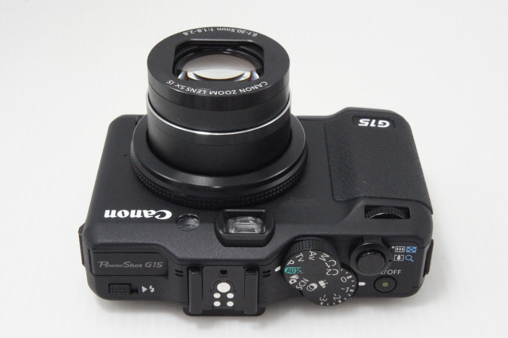 良品 Canon キヤノン PowerShot G15 コンパクトデジタルカメラ ブラック ケース付 260706ak