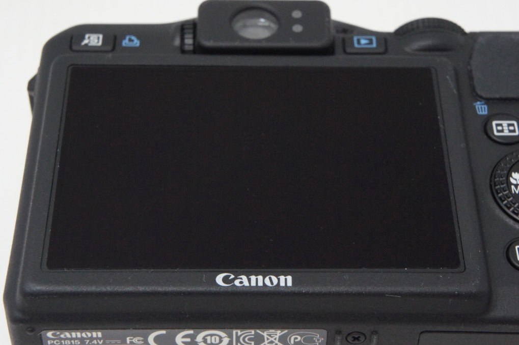 良品 Canon キヤノン PowerShot G15 コンパクトデジタルカメラ ブラック ケース付 260706ak