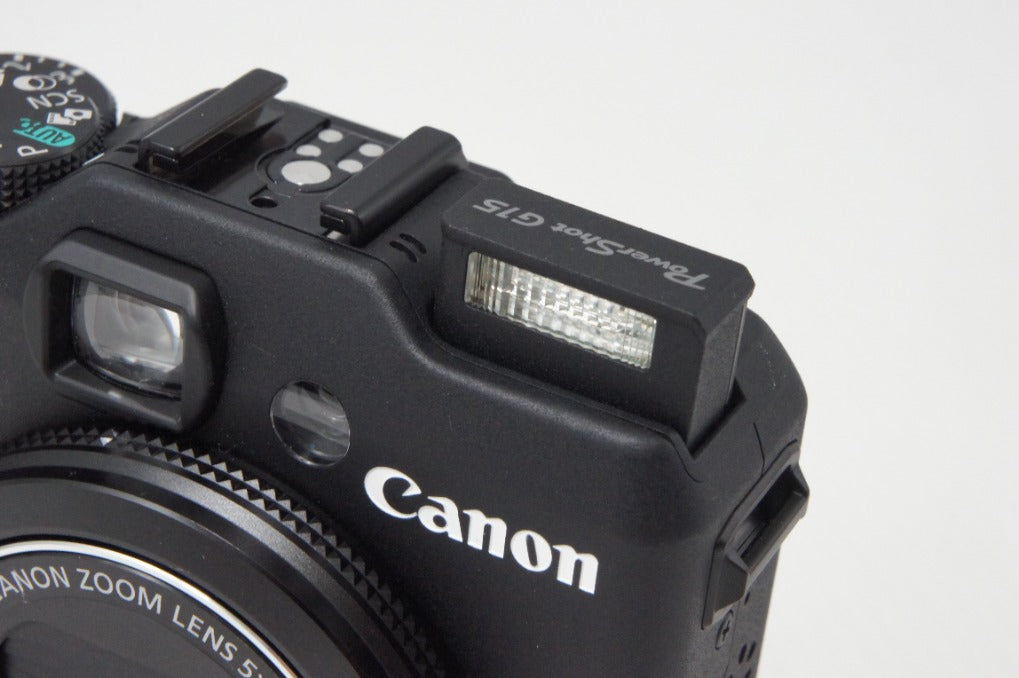 良品 Canon キヤノン PowerShot G15 コンパクトデジタルカメラ ブラック ケース付 260706ak