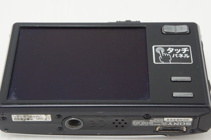 良品 SONY ソニー Cyber-shot DSC-T50 コンパクトデジタルカメラ ブラック 260706b