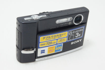 良品 SONY ソニー Cyber-shot DSC-T50 コンパクトデジタルカメラ ブラック 260706b
