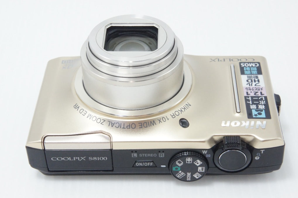 美品 Nikon ニコン COOLPIX S8100 コンパクトデジタルカメラ プレシャスゴールド 260706c