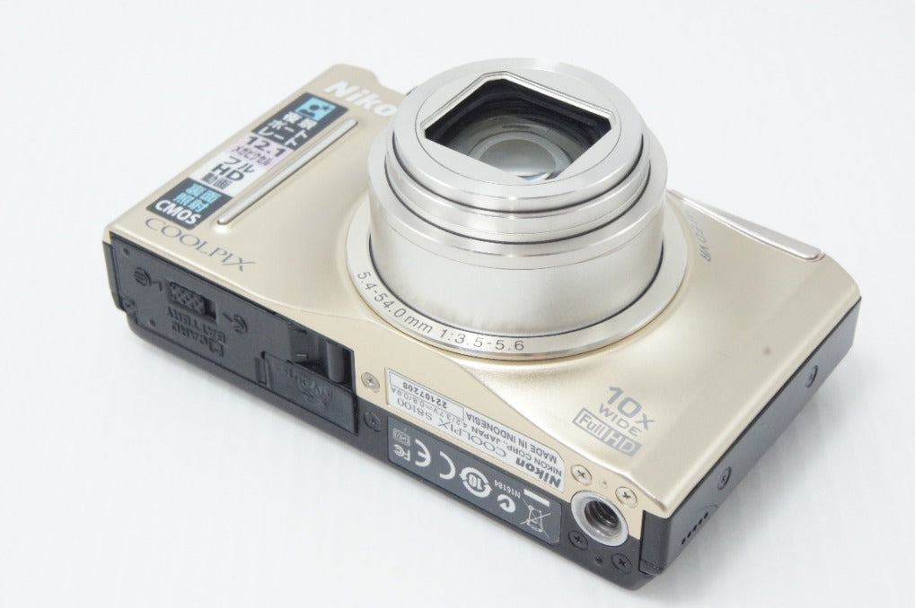 美品 Nikon ニコン COOLPIX S8100 コンパクトデジタルカメラ プレシャスゴールド 260706c