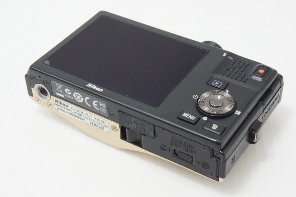 美品 Nikon ニコン COOLPIX S8100 コンパクトデジタルカメラ プレシャスゴールド 260706c