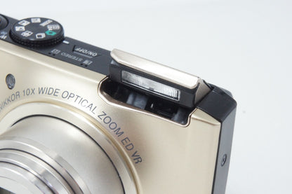 美品 Nikon ニコン COOLPIX S8100 コンパクトデジタルカメラ プレシャスゴールド 260706c