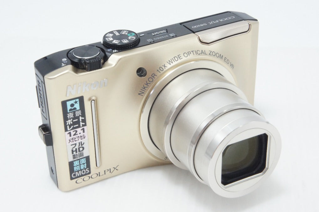 美品 Nikon ニコン COOLPIX S8100 コンパクトデジタルカメラ プレシャスゴールド 260706c