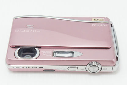 良品 FUJIFILM フジフイルム FinePix Z800EXR コンパクトデジタルカメラ ピンク 元箱付 260706h