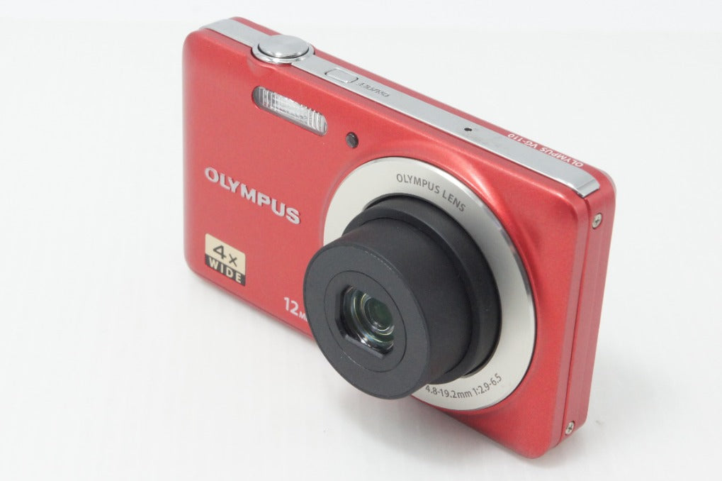 良品 OLYMPUS オリンパス VG-110 コンパクトデジタルカメラ レッド 元箱付 260706k