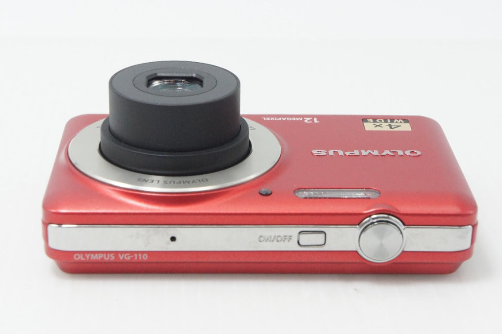 良品 OLYMPUS オリンパス VG-110 コンパクトデジタルカメラ レッド 元箱付 260706k