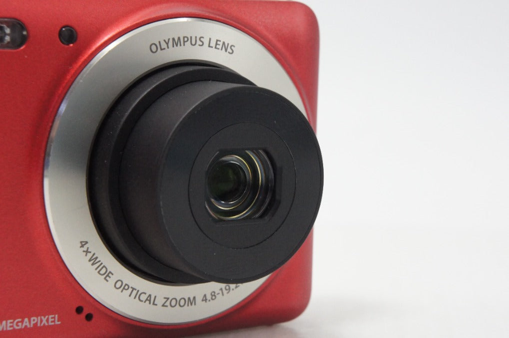 良品 OLYMPUS オリンパス VG-110 コンパクトデジタルカメラ レッド 元