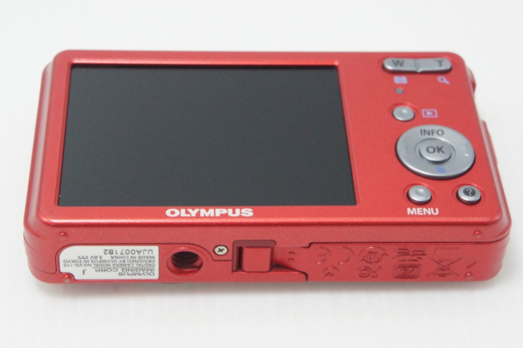 良品 OLYMPUS オリンパス VG-110 コンパクトデジタルカメラ レッド 元