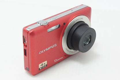 良品 OLYMPUS オリンパス VG-110 コンパクトデジタルカメラ レッド 元箱付 260706k