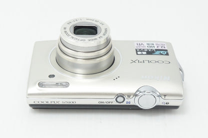 美品 Nikon ニコン COOLPIX S5100 コンパクトデジタルカメラ ウォームシルバー 260706m