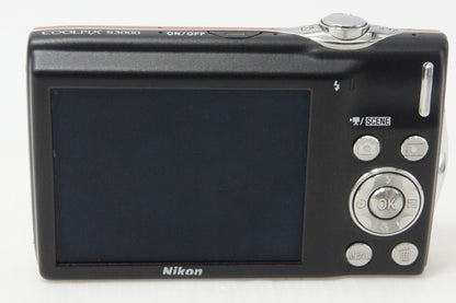 Nikon ニコン COOLPIX S3000 コンパクトデジタルカメラ ファインオレンジ 260706p