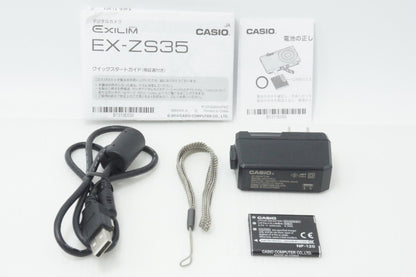CASIO カシオ EXILIM EX-ZS35 コンパクトデジタルカメラ シルバー 260706u