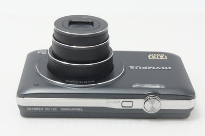 良品 OLYMPUS オリンパス VG-120 コンパクトデジタルカメラ ブラック 260706w