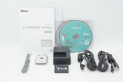 Nikon ニコン COOLPIX S1100pj コンパクトデジタルカメラ シルバー 260706y