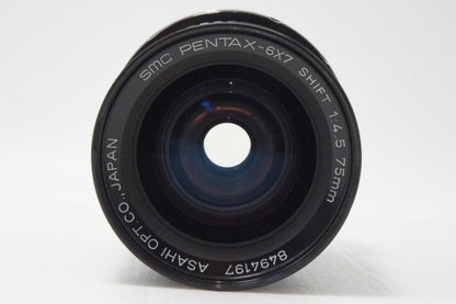 ペンタックス SMC PENTAX 6x7 Shift 75mm F4.5 中判レンズ MF 260707ab