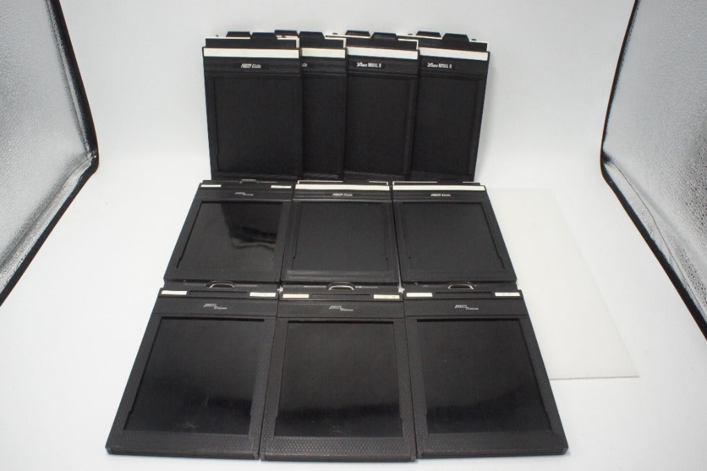 カットフィルムホルダー 4ｘ5 一式 10枚 大判カメラ 260707bqb