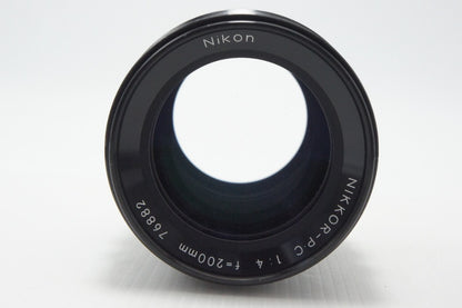 Nikon ニコン NIKKOR P.C 200mm F4 (BRONICA ブロニカ S2 EC用) 中判レンズ MF 260707e