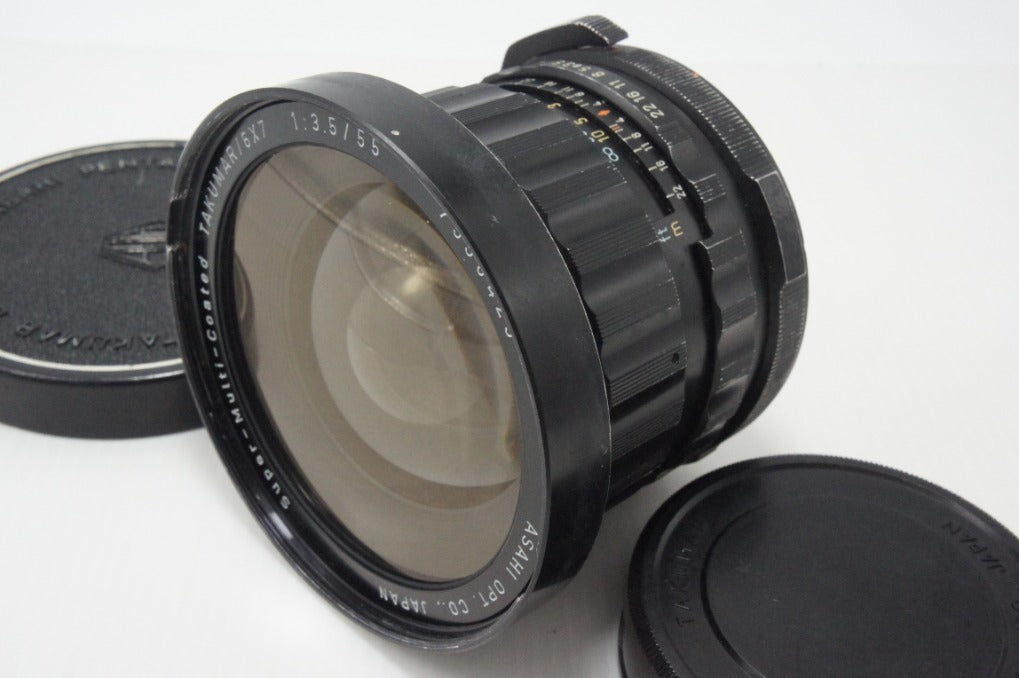 PENTAX ペンタックス SMC TAKUMAR 6X7 55mm F3.5 中判レンズ MF