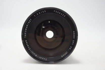 PENTAX ペンタックス SMC TAKUMAR 6X7 55mm F3.5 中判レンズ MF 260707n