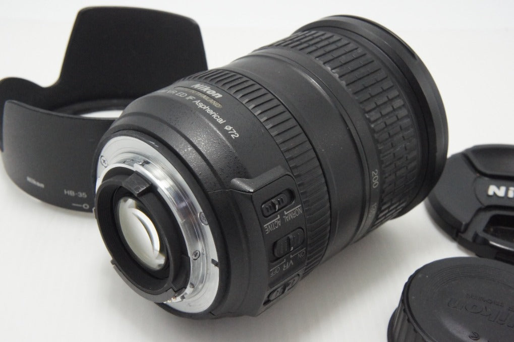 美品 Nikon ニコン AF-S DX VR ZOOM NIKKOR 18-200mm F3.5-5.6G IF ED APSｰC ズームレンズ フード付 260707s