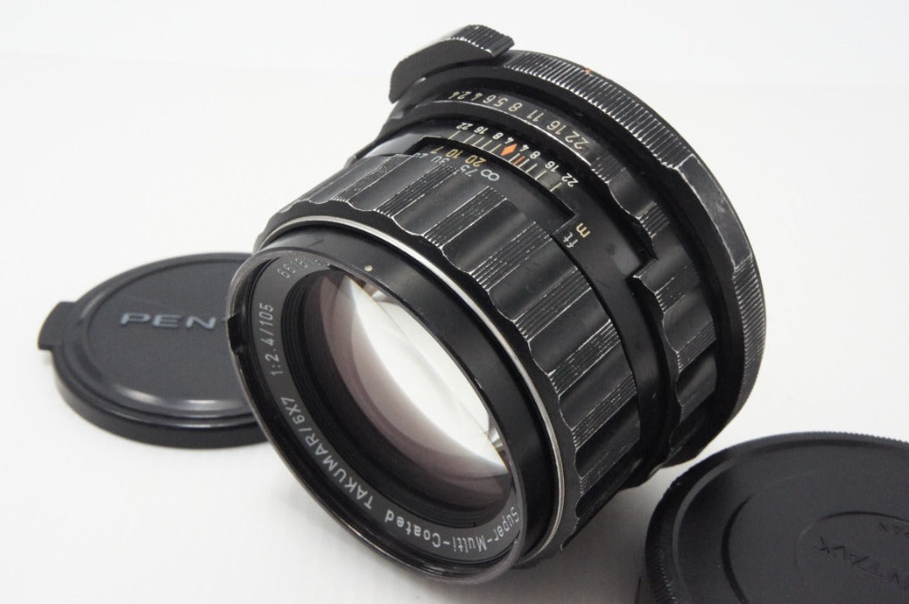 ペンタックス SMC TAKUMAR 6X7 105mm F2.4 中判レンズ MF 260707u