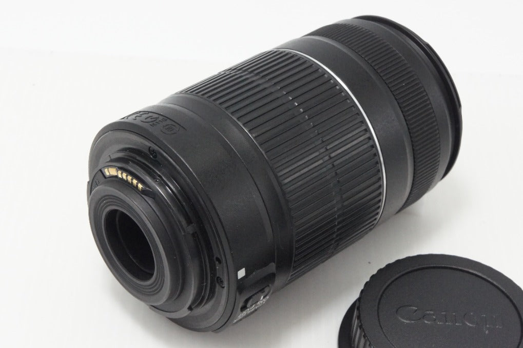 良品 Canon キヤノン EF-S 55-250mm F4-5.6 IS II APS-C ズームレンズ 260708aa
